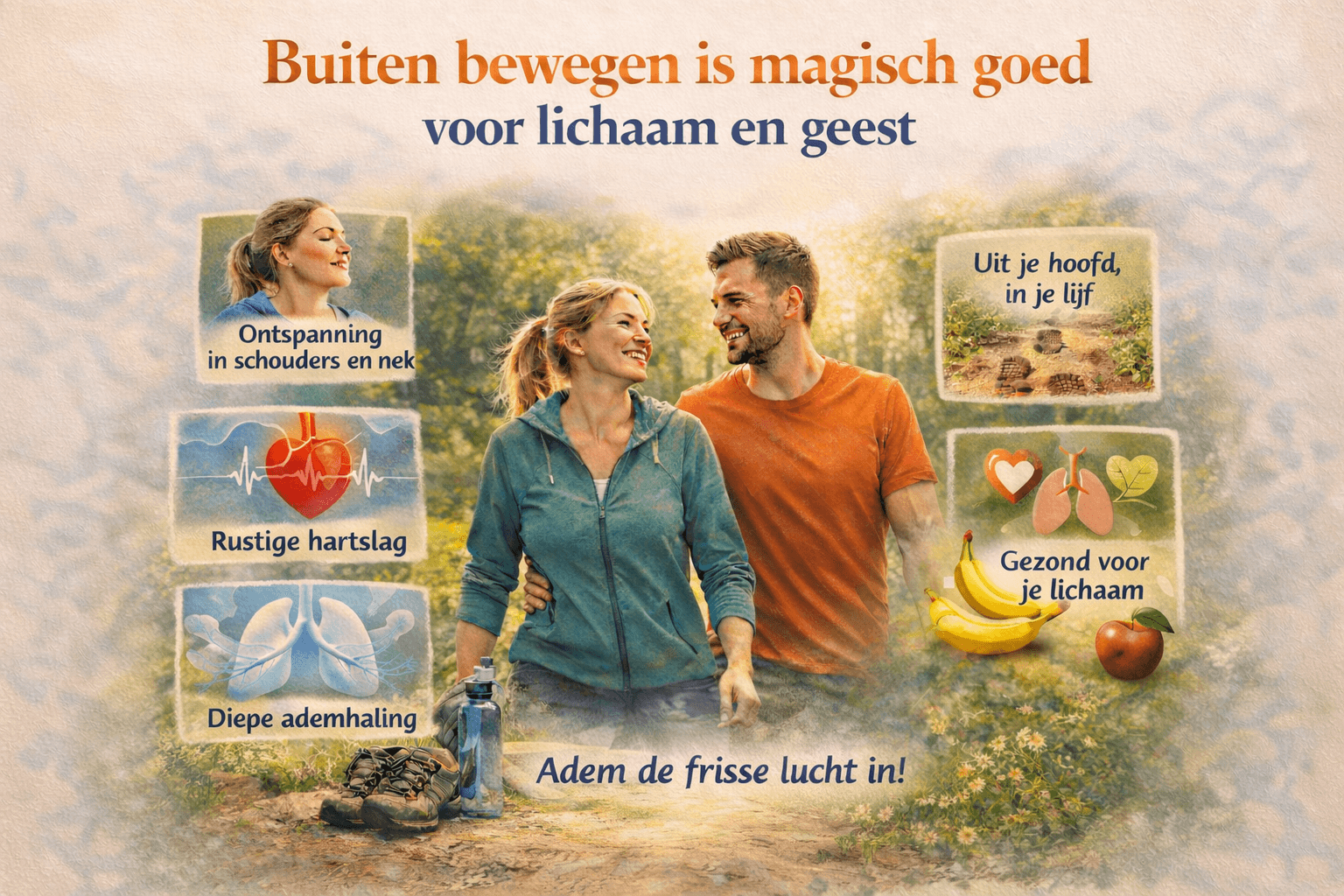 Buiten bewegen is magisch goed voor lichaam en geest