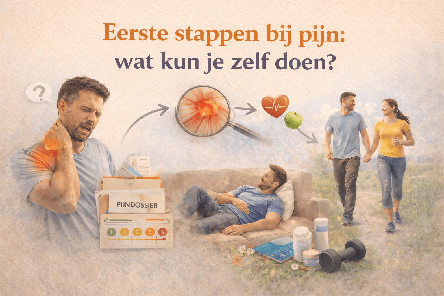 Eerste stappen bij pijn: wat kun je zelf doen?