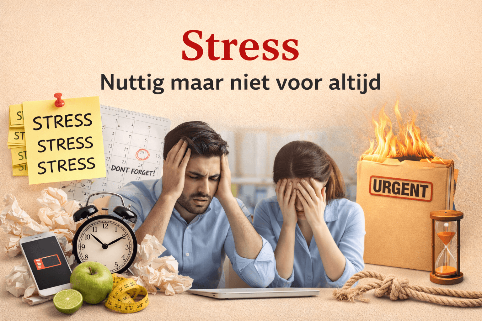 Stress: nuttig, maar niet voor altijd