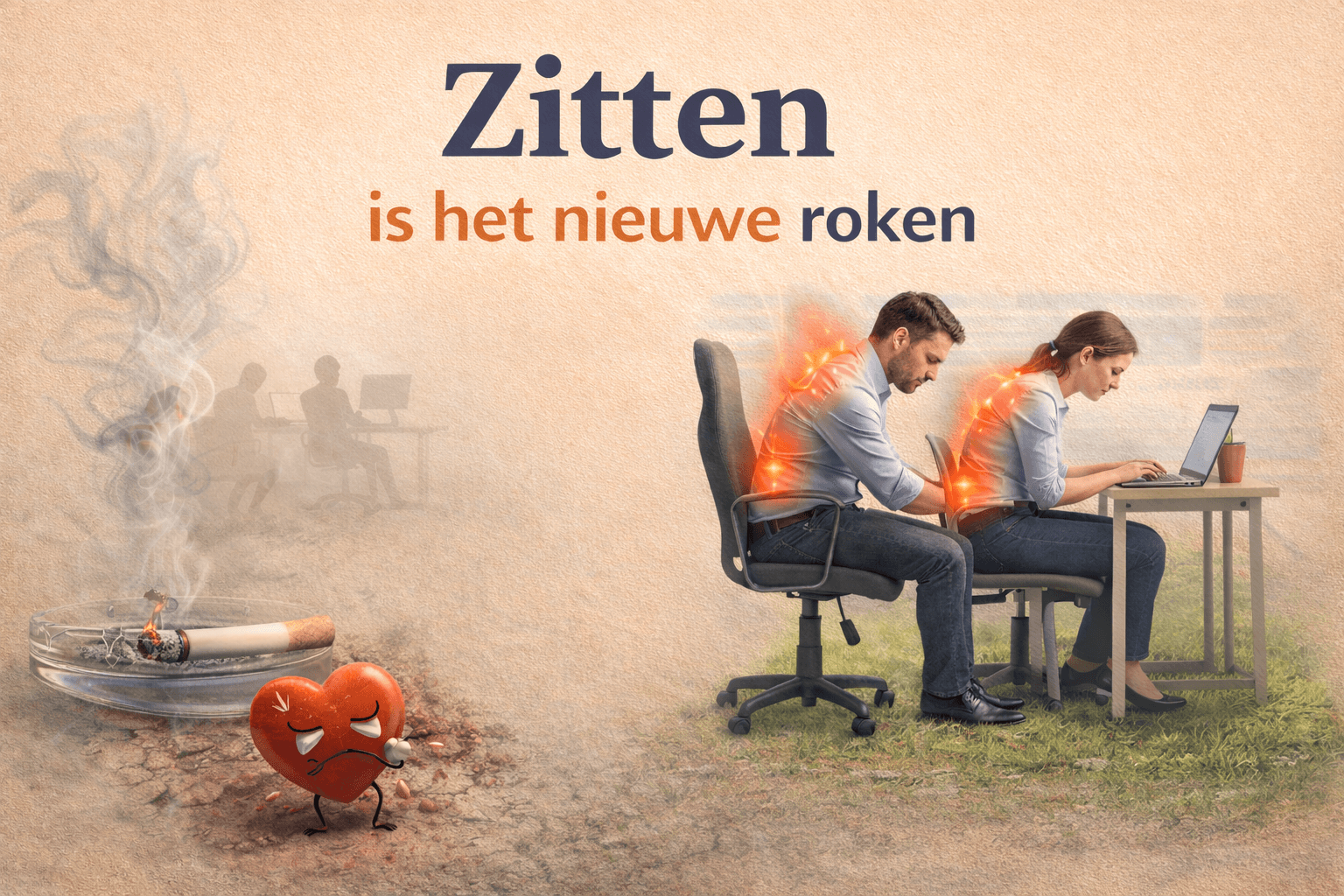 Zitten is het nieuwe roken
